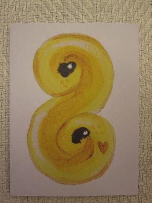 Litet kort, Lussebulle-802